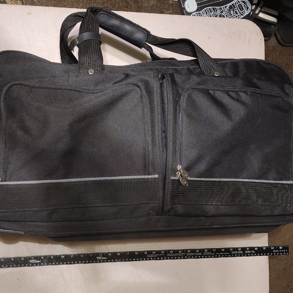 Black Travel Duffel Bag